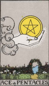 tarot card suit of pentacles